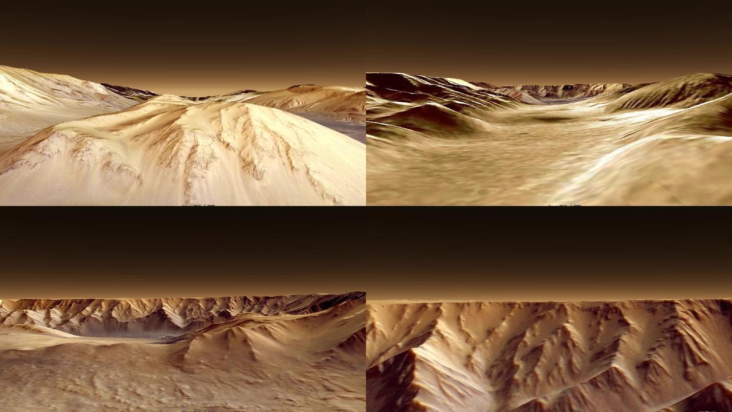 火星三维表面实况