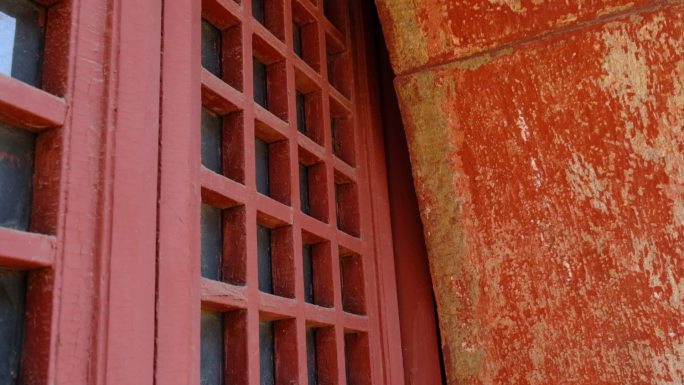 木窗古代窗户红木格窗扇木工建筑
