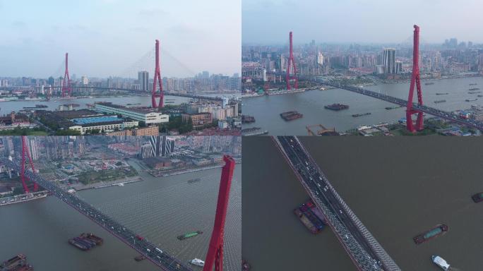 杨浦大桥4K航拍