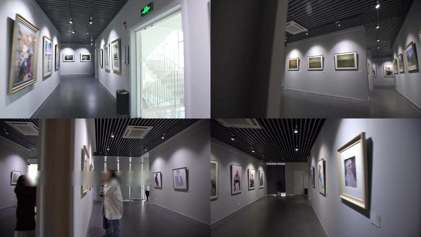 美术馆展览油画粉画展艺术展