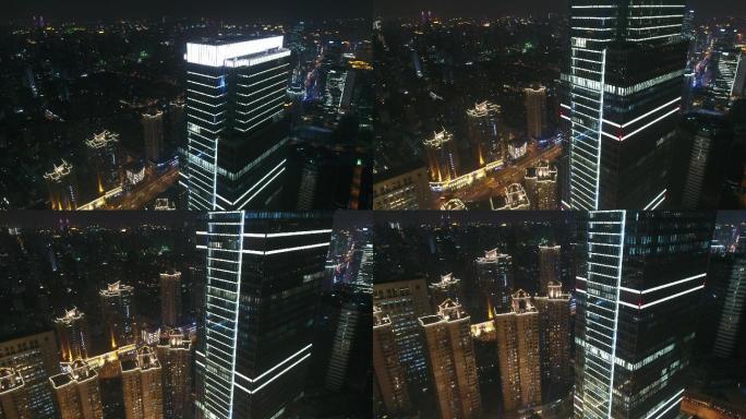 4K原素材-航拍上海博华广场