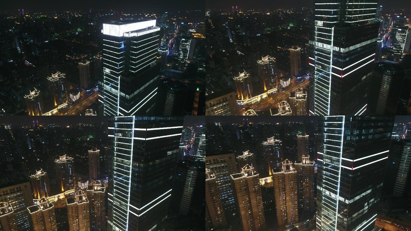 4K原素材-航拍上海博华广场