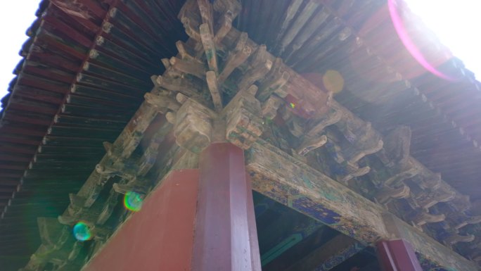屋檐廊檐卯榫木质结构木制结构