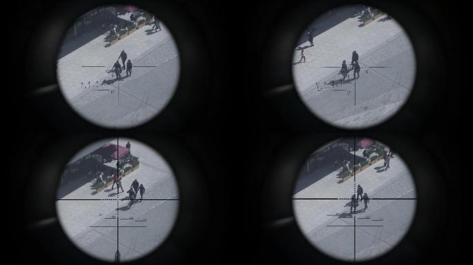 【循环-透明通道】2款狙击镜瞄准镜4K