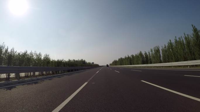 4K-原素材-汽车高速公路行驶山东高速