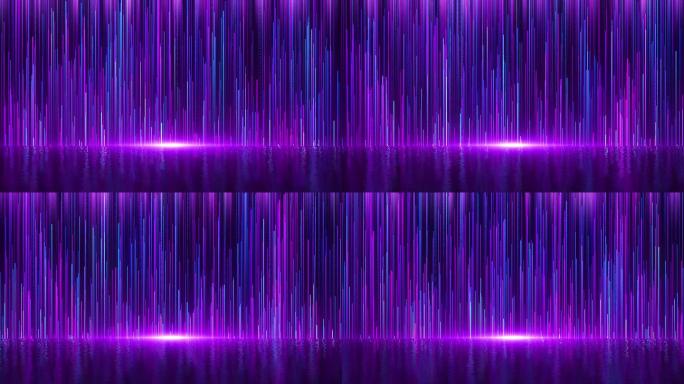 唯美紫色粒子线条背景