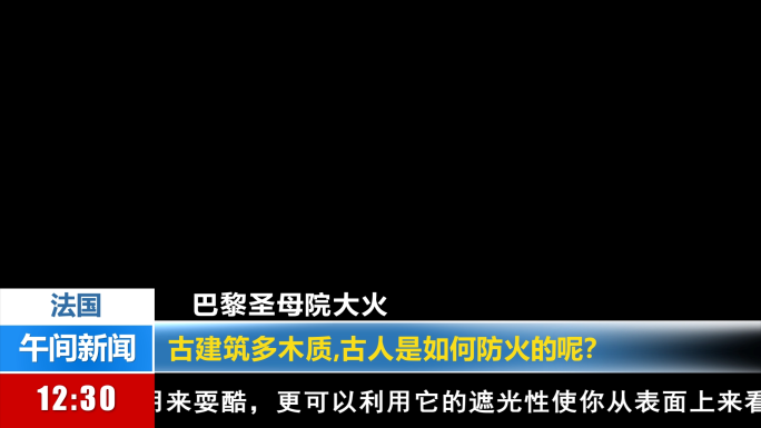 仿中央电视台新闻栏包AE模板