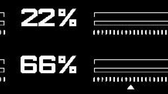 4K科技进度条百分比循环通道