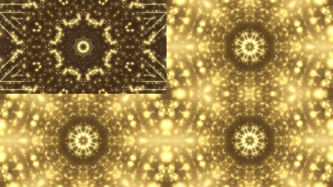 3K-金色粒子闪烁肚皮舞新疆舞异域风情