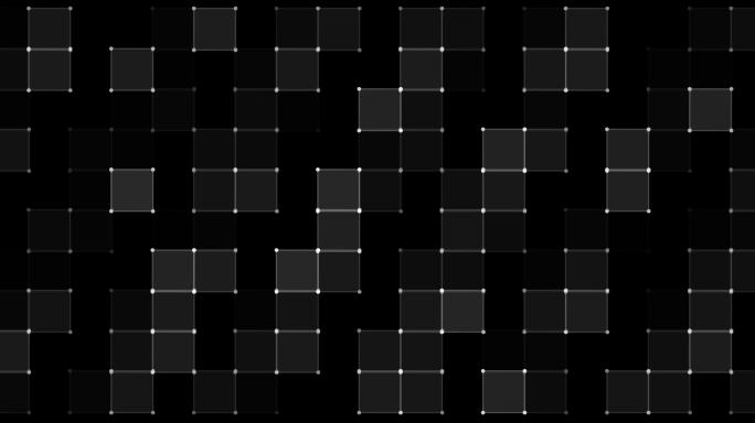 4K方格科技素材循环通道