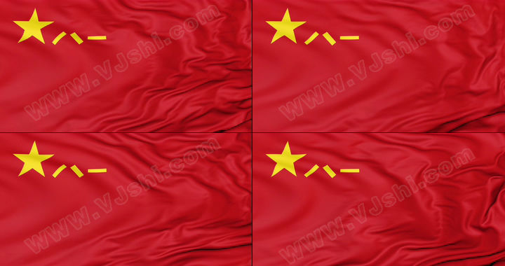 4K八一军旗(无缝循环)