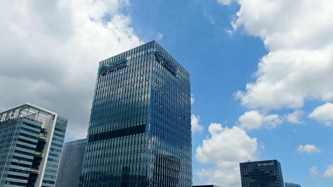 中国移动大厦建筑群航拍4K