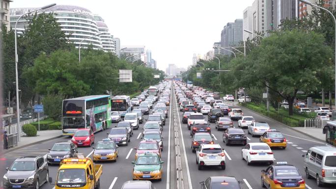 北京东二环交通延时摄影