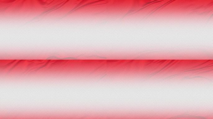 红色绸布红绸党政前景边框遮罩-无缝循环