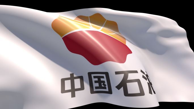 中国石油旗帜带通道