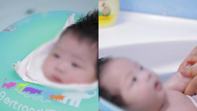 婴儿洗澡产婴护理-竖版