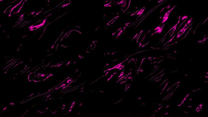 4K诡异神秘流金抽象紫色背景-无缝循环