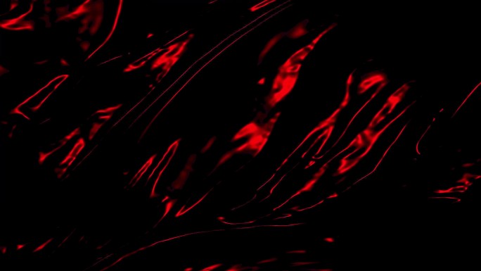 4K诡异神秘流金抽象红色背景-无缝循环