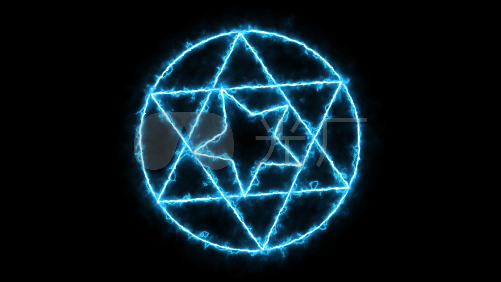 六芒星魔法阵-alphy透明通道