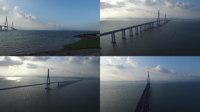 宁波象山港大桥航拍4K