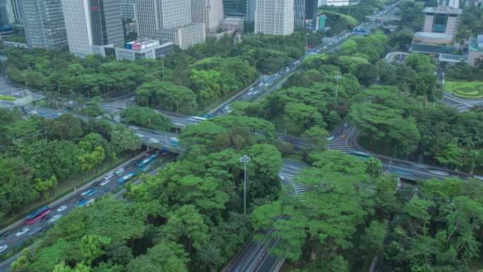 深圳深南立交路口延时4K