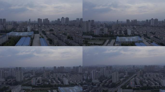 4K-原素材-泰安城市风光