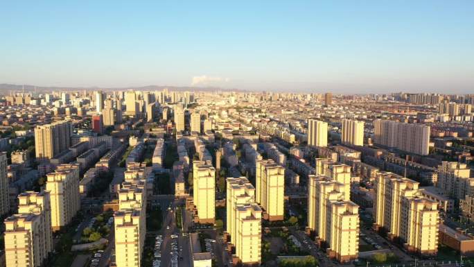 内蒙包头城市街景空镜4