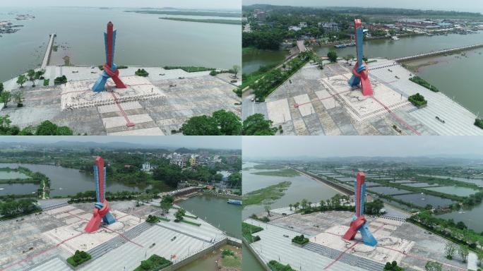 东兴竹山码头山海相连地标广场