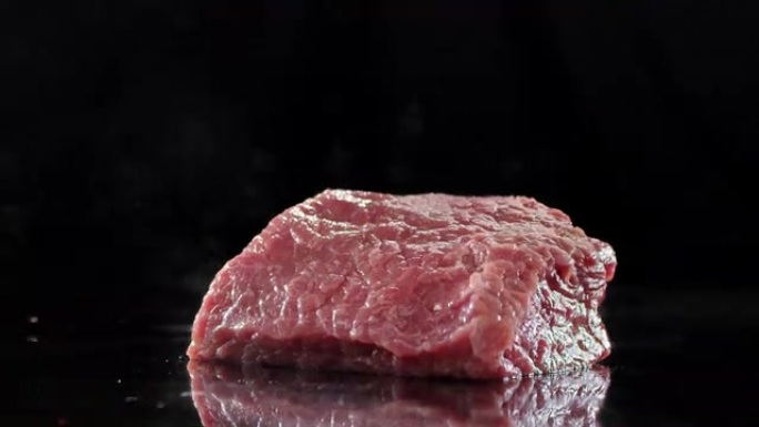 4K食物牛肉食材食物拍摄