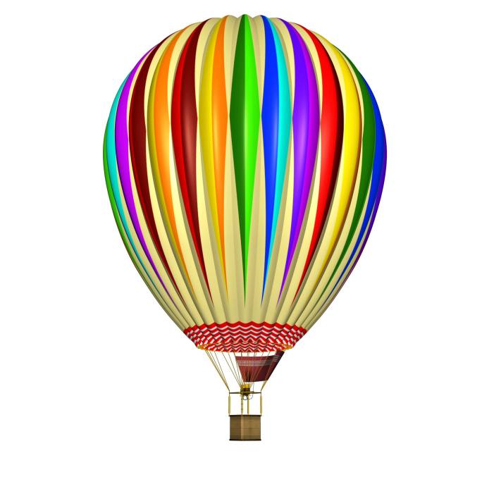 三维热气球自转