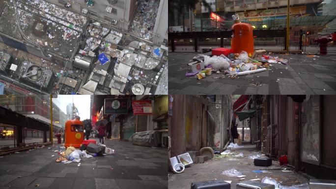 实拍垃圾堆城市垃圾污染环境治理