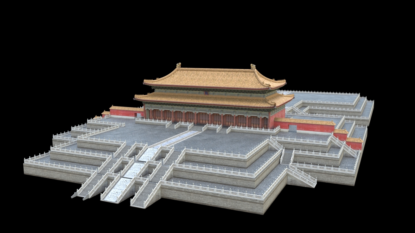 故宫太和殿_maya下载(编号:3906784)_3d模型_光厂(vj师网) www.vjshi.