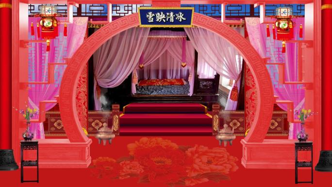 戏曲绣楼背景