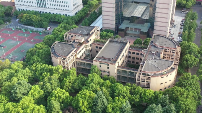 4K原素材-航拍第二军医大学