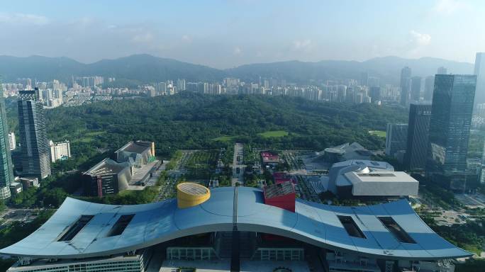 深圳市民中心莲花山4K视频