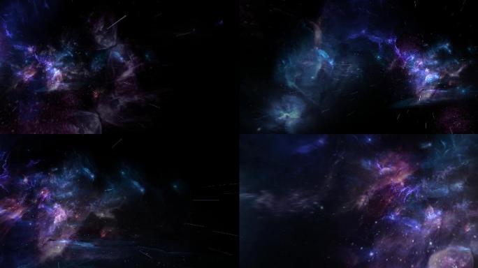 *原创作品*星云粒子线条穿梭循环