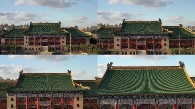 4K原素材-航拍民国上海市政府旧址
