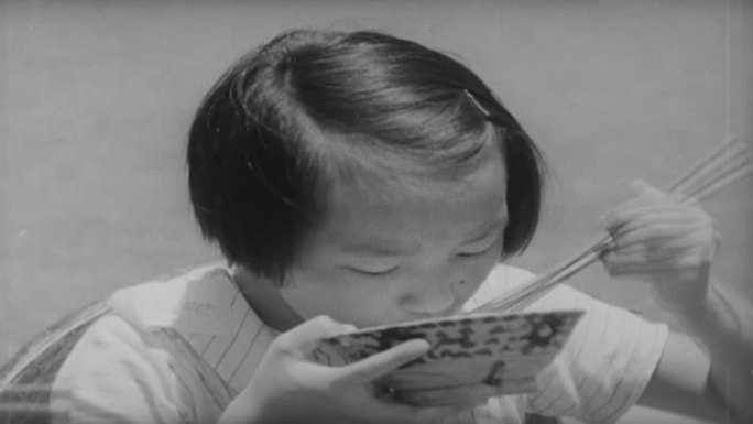 中国抗战期间的儿童老视频13
