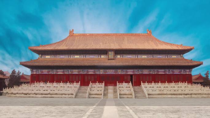 北京古建筑太庙视频素材