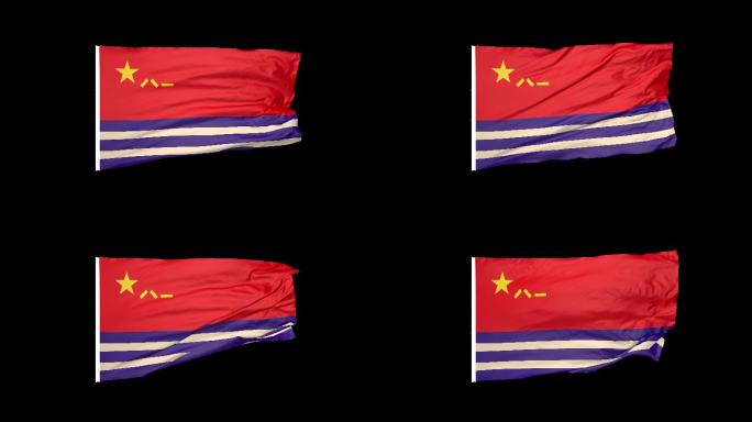 4K中国人民解放军八一旗海军军旗