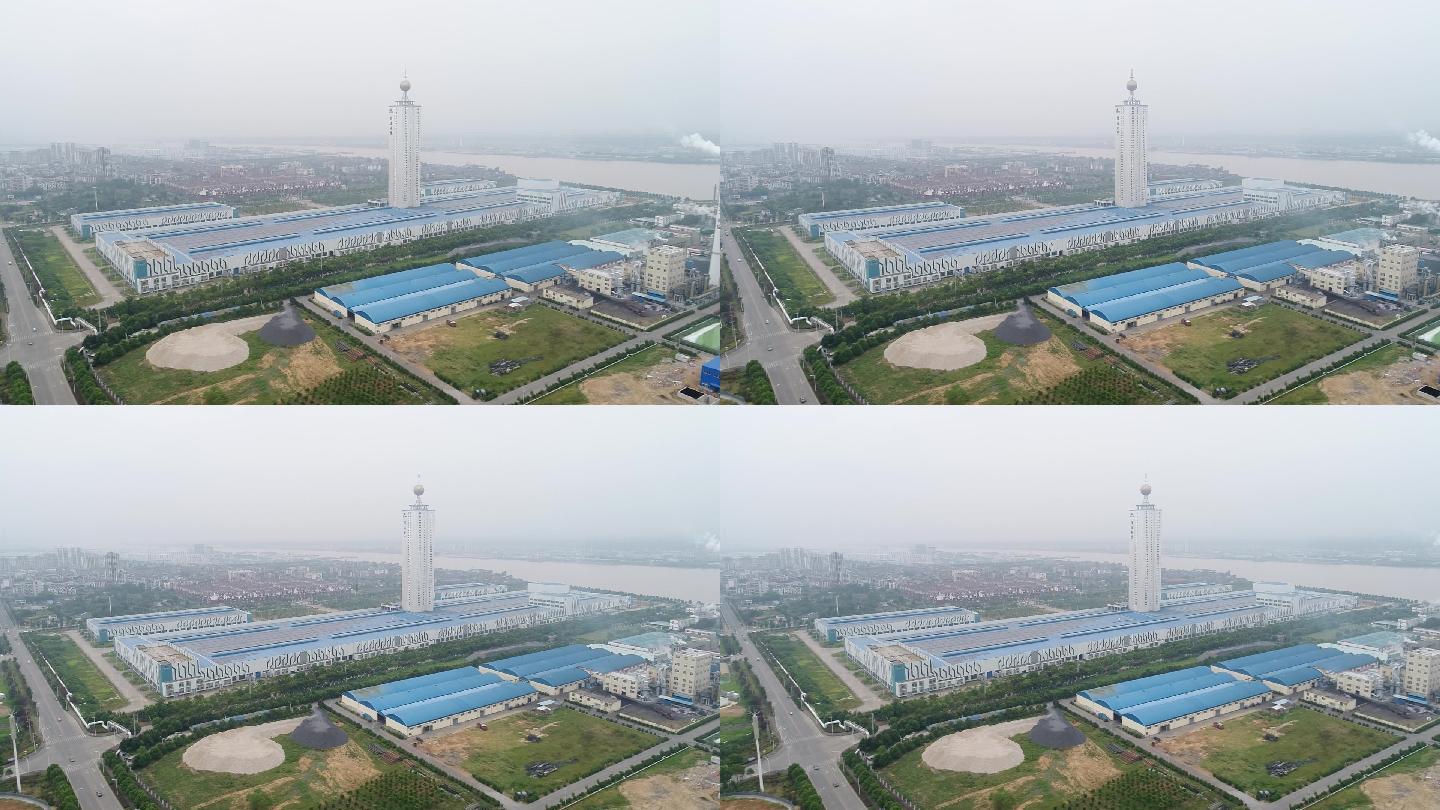 宜昌猇亭化工厂工业园区航拍