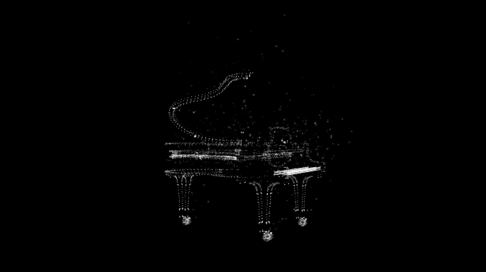 粒子钢琴（带透明通道）