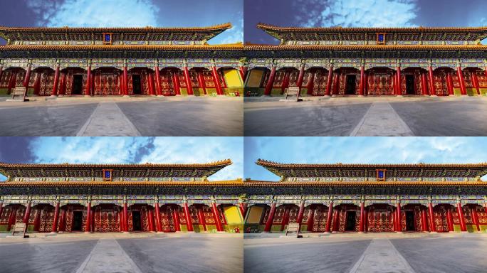 北京古建筑寿皇殿视频素材