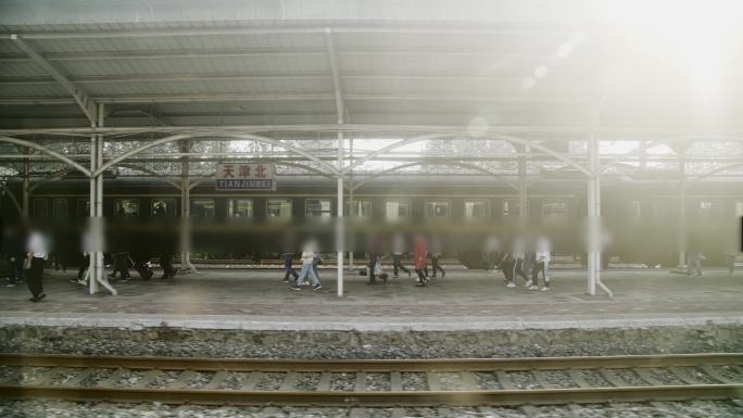 【原创】4K·老火车站乘坐绿皮火车