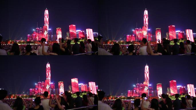 【最新高清】深圳庆祖国70周年全城灯光秀