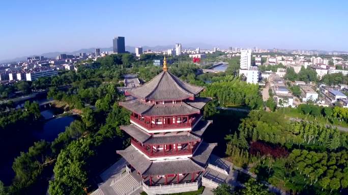 泰安麦田风景