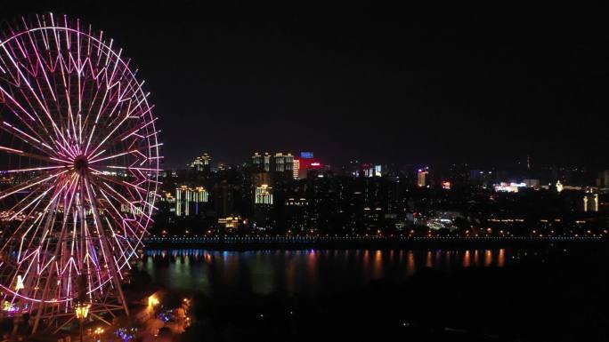 泸州航拍江阳区酒城乐园龙马潭区大驿坝航拍