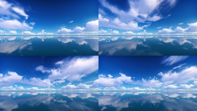 唯美湖面倒影 背景视频