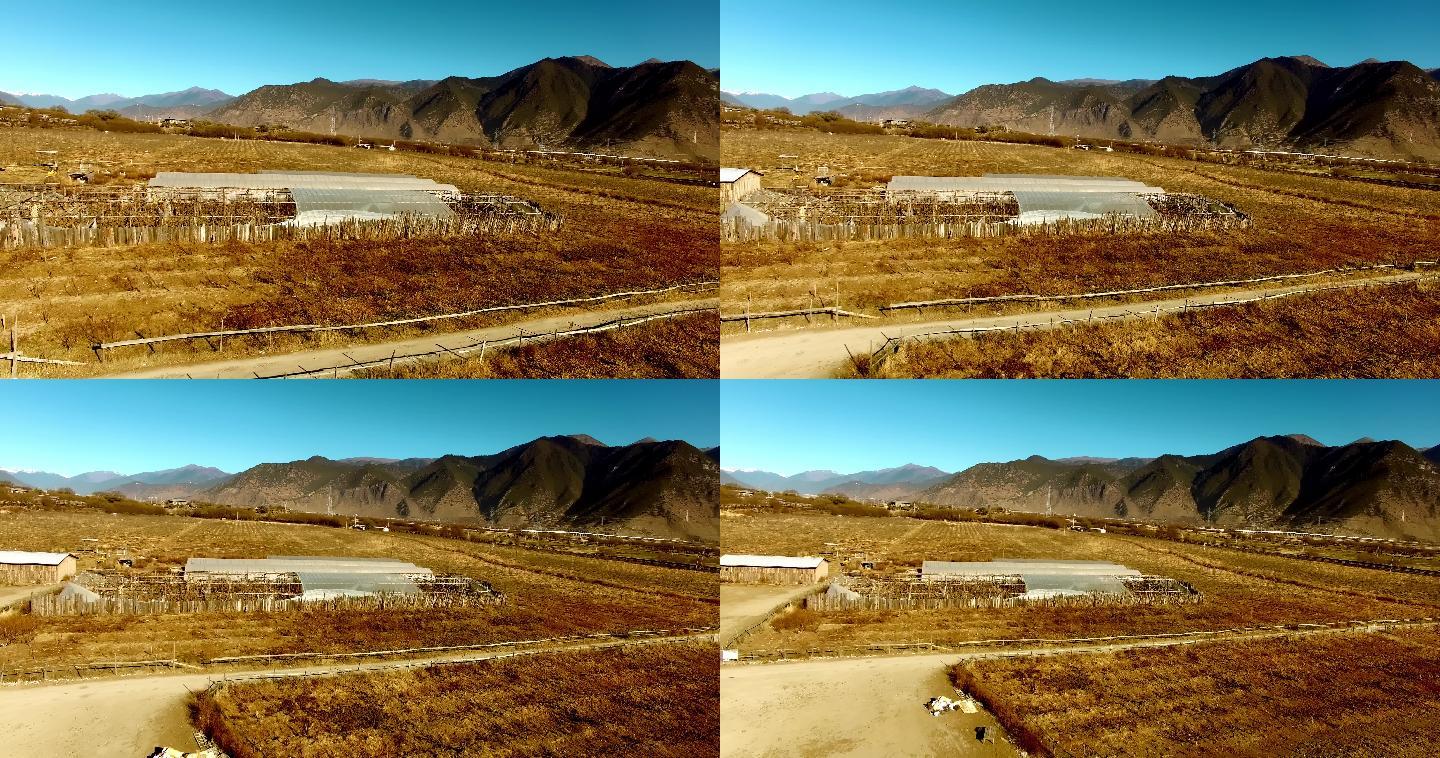 原创西藏林芝人文风光城市4K航拍素材