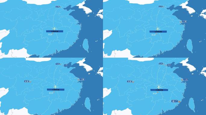 国内飞机航线